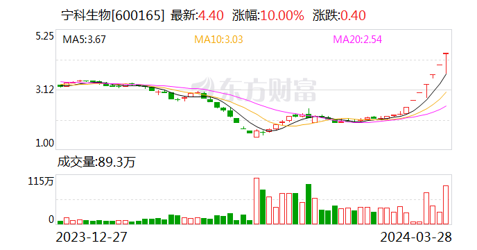 宁科生物：因金融借款合同纠纷被提起诉讼